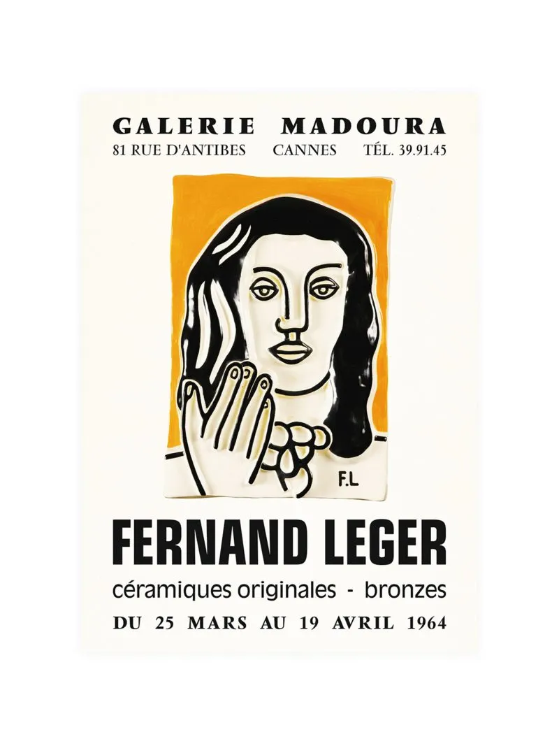 Poster Fusion Leger Galerie Exhibition 1964 Poster