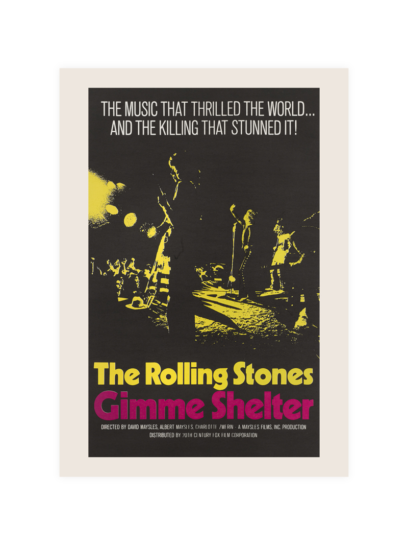 Rolling Stones Gimme Shelter Poster