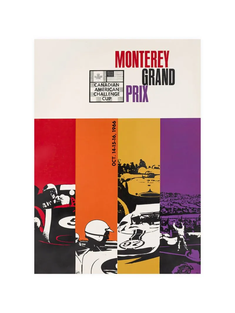 Monterey Grand Prix 1966 Poster