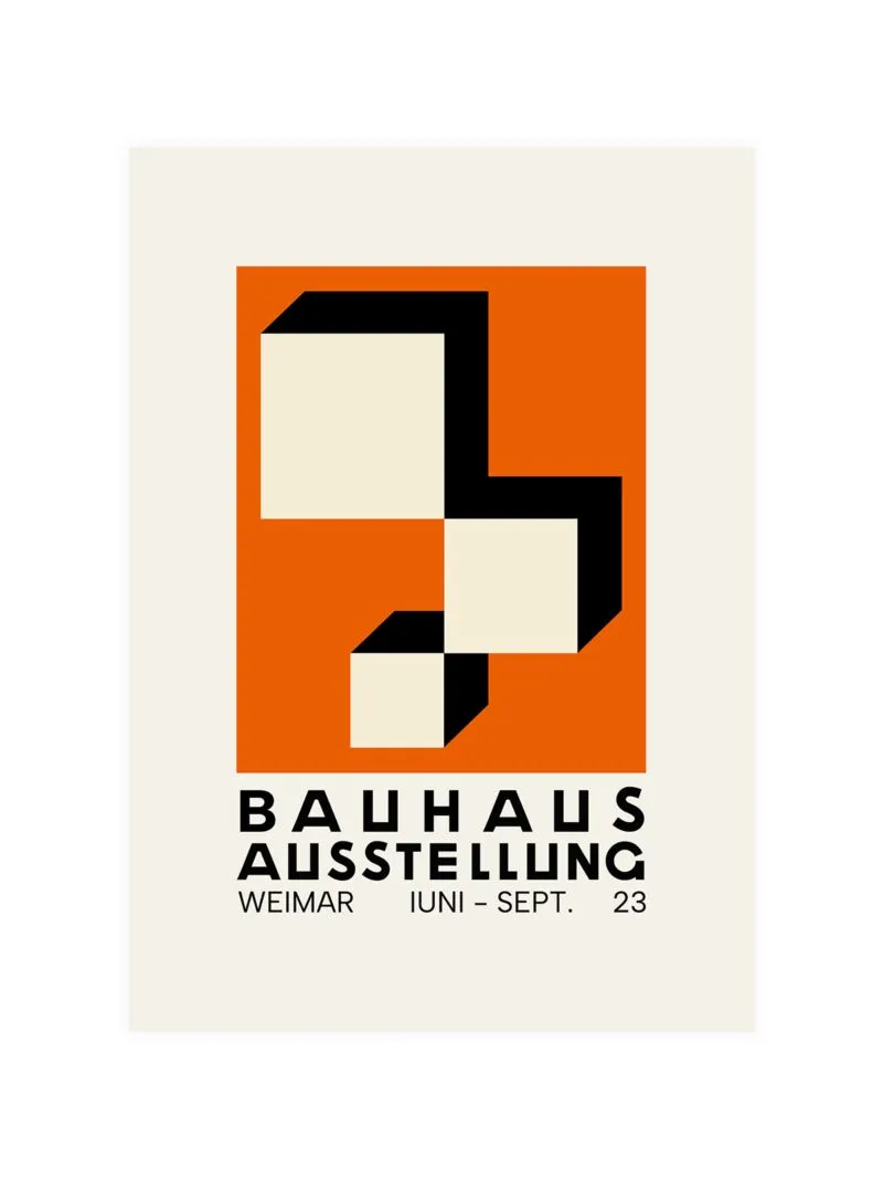Bauhaus Weimar 1923 Poster