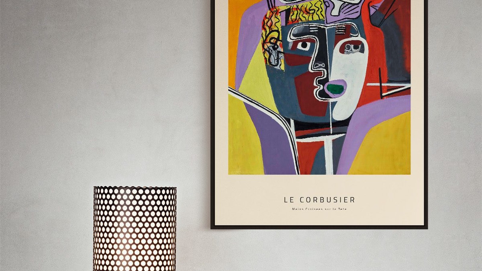 Le Corbusier Posters and the Colours He Chose for Walls